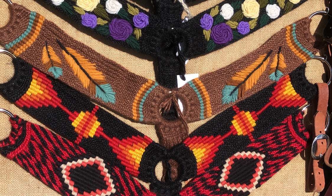 Brown Feather Mohair Breast Collar