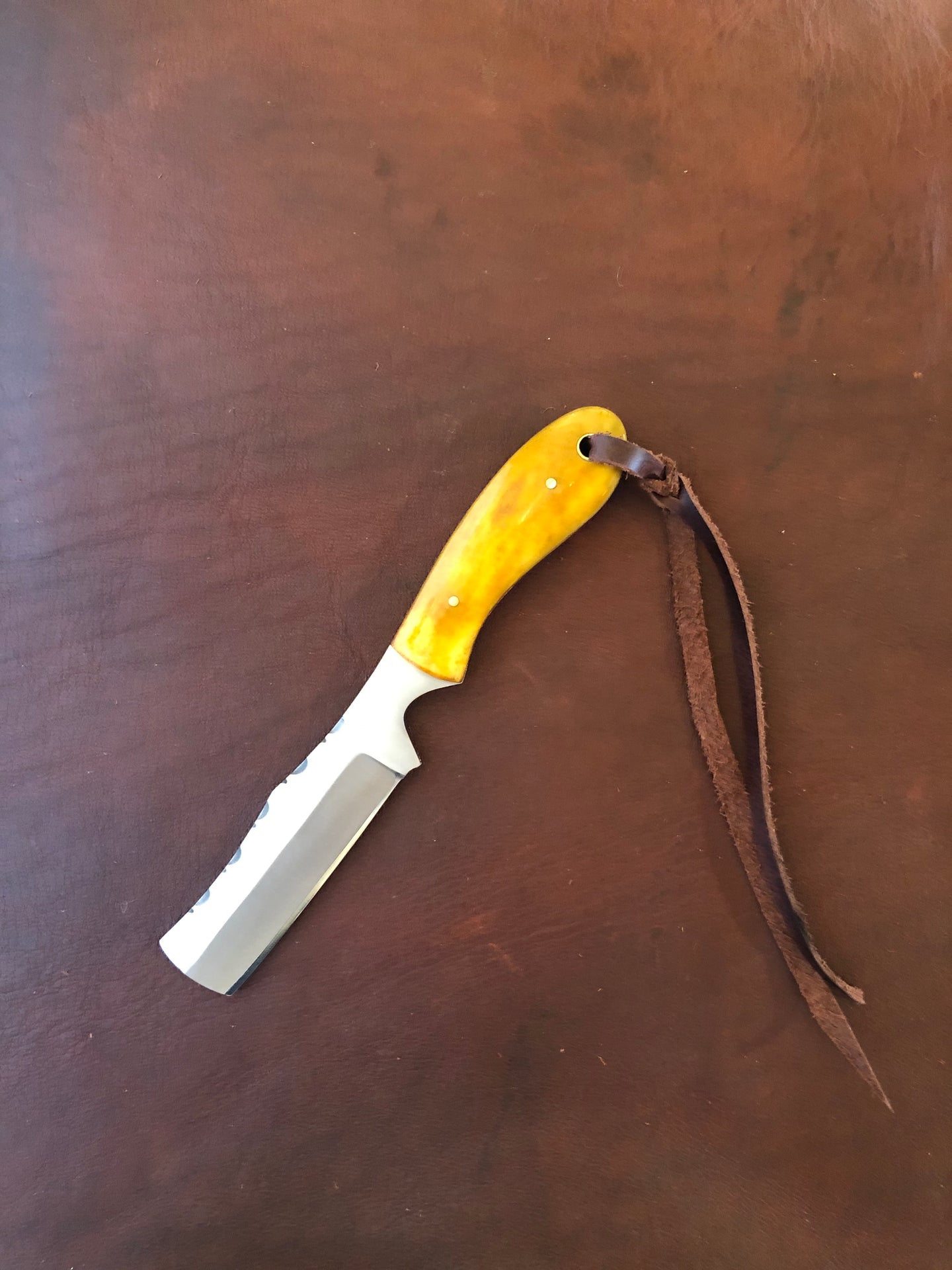 Nut Cutter Knife Yellow Caramel