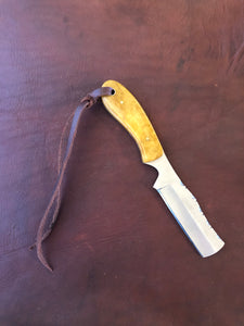 Nut Cutter Knife Yellow Caramel