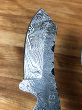 Load image into Gallery viewer, Damascus Cowboy Knife
