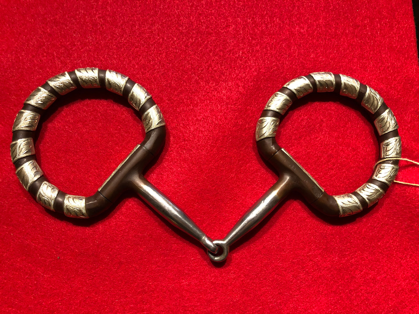 Weighted D-Ring Snaffle Bit