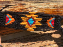 Load image into Gallery viewer, Golden Navajo Star Mohair Breast Collar