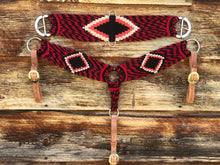 Load image into Gallery viewer, Custom Mohair Breast Collar &amp; Cinch