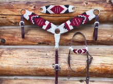 Load image into Gallery viewer, Navajo Chief Design Mohair Breast Collar
