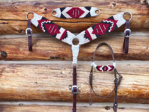 Navajo Chief Design Mohair Breast Collar