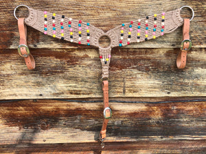 Beaded Mohair Breast Collar